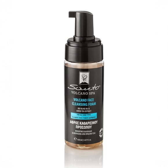 Limpiador Facial en Espuma con Aceite de Oliva 150 ml – Santo Volcano