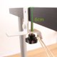thumbnail image 4 of Foot Hammock Auoinge, reposapiés de oficina ajustable para debajo del escritorio, 4 of 7