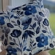 thumbnail image 2 of Funda Impresa Flores Azules Con Ramas Verdes 45x42, 2 of 3
