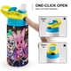 thumbnail image 4 of Pinkfong Botella de Agua con Tapa Pop Top de Un Toque, Acero Inoxidable, a Prueba de Fugas, para Deportes, Botella Infantil azul 12 oz, 4 of 6