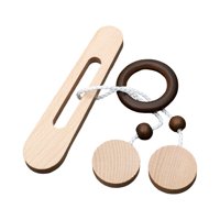 Magideal - Cuerda Rompecabezas De Madera Rompecabezas Juguetes Educativos Juego Mental Bloqueo Desenredo Juego Complicado Para Niños Adultos Regalo De Cumpleaños