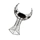 thumbnail image 4 of Candelador Crescent Tower Candelera De Metal Para El Escritorio De Cumpleaños Decorativo Negro, 4 of 5
