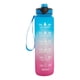 thumbnail image 2 of Botella De Agua PP Grande Jarra De Agua Para Exteriores Con Tapa Abatible Azul Rosa, 2 of 5