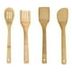 thumbnail image 1 of Set X4 Utensilios Madera Cuchara Espatula Cocina, 1 of 2