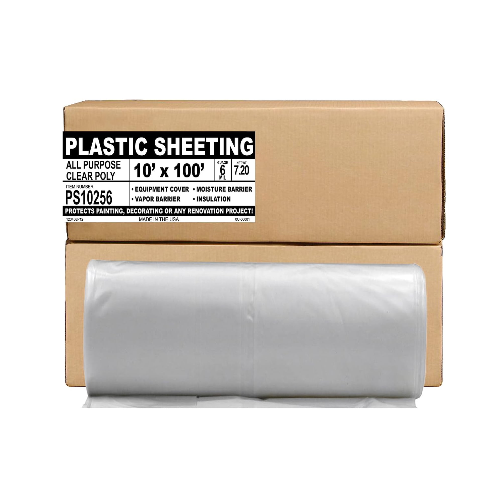 Lona Y Tela Protectora Aluf Plastics, Extra Fuerte, 6 Mil, 3.048 X 7.62 M