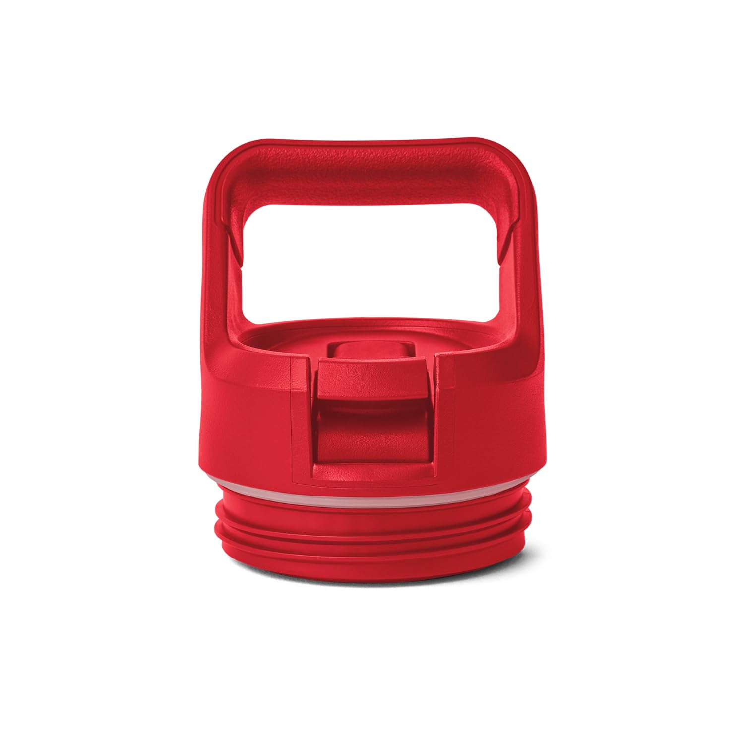 Tapa Con Pajita Para Botella Yeti Rambler, Color A Juego, Rojo Rescate