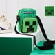 thumbnail image 2 of Bolso Cruzado Minecraft Creeper con Correa Ajustable Verde, 2 of 6