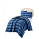 thumbnail image 2 of Cobertor Piel De Conejo Imitacion Con Diseño 2plaza Color Azul, 2 of 4
