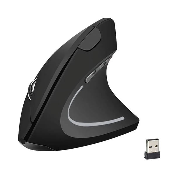 Mouse Vertical Ergonómico Inalámbrico Óptico con DPI Ajustable