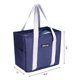thumbnail image 2 of Bolsa Aislante, Bolsa de Almuerzo para Mujeres y Hombres, Bolsa de Mano Bonita Caja de Almuerzo Gran Capacidad, Bolsa Enfriadora Reutilizable para Trabajo, Oficina Azul Marino 10.6*7.1*7.9in, 2 of 6