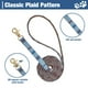 thumbnail image 3 of Conjunto De Cuello Y Correa A Cuadros Con Estampado De Huellas Bordadas, 3 of 3