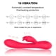thumbnail image 2 of Vibrador de conejo, Juguete sexual con calentamiento inteligente y 16 modos de vibración, Vibrador de punto g, diseño impermeable de bajo, 2 of 5
