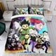 thumbnail image 4 of Hunter × Hunter Conjunto de sábanas temático, trío de piezas, cómodo y amigable con la piel, diseño único, regalo de decoración para el hogar para familiares, amigos y fans,140cm *210cm, 4 of 6