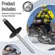 thumbnail image 3 of Huthbrother (paquete de 70) remache ciego de acero de 3/16" 293150104, compatible con Ski-Doo/Sea-Doo/Can-Am 390409600 390907700, 3 of 7