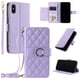thumbnail image 5 of Funda tipo billetera FOXDOCK para iPhone XS – Tapa abatible con correa para mujer, 5 of 5