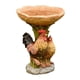thumbnail image 4 of Alimentador de resina para jardín, cuenco de Baño para pájaros, regalo decorativo, baño de aves, césped, estatua de gallo, estatuilla, escultura de po, 4 of 5