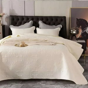 Genérico - Cobertor Verano King Unicolor Blanco Rey