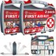 thumbnail image 1 of Botiquín de Primeros Auxilios Swiss Safe 2 en 1 con 348 Piezas y Estuche Rígido, Paquete de 2, 1 of 7