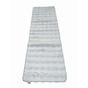 Teng Fei - Alfombra Imitacion Piel De Conejo Extra Suave 60X180 Cm Tf 08