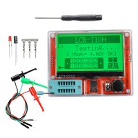 Magideal - Medidor Multifunción, Medidor Probador De Condensadores, Pantalla Lcd Pnp Mos Esr Meter, Probador De Transistores T10H Para Diodo, Capacitancia, Tiris