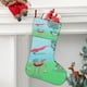 thumbnail image 2 of Lale Ki Lolu Tema: Calcetines de Navidad, fino lino blanco para colgar en escaleras y chimenea, decoración navideña para el hogar, regalo de Navidad. 45cm × 32cm, 2 of 5