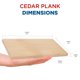 thumbnail image 2 of Juego de 4 planchas pequeñas de cedro Jaccard con bolsa de remojo, 2 of 6