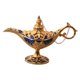 thumbnail image 1 of Aladdin Genie Lámpara Wishing Light Party Adorno Para El Hogar Dorado Azul, 1 of 5