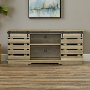 Muebles Santa Ana - Rack Para Tv 65 "" Ralco Light Grey