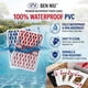 thumbnail image 3 of Naipes Ben Niu impermeables de PVC – 10 barajas rojas, 3 of 9