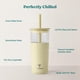 thumbnail image 3 of Vaso de vidrio con aislamiento al vacío REDUCE Aspen, 590 ml, vainilla francesa, 3 of 7