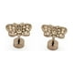 thumbnail image 1 of Aros de Mariposa con Circones Transparentes de Plata 925, 1 of 2