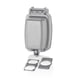 thumbnail image 1 of Caja de tomacorriente resistente a la intemperie Leviton de 1 módulo con tapa, gris 5980-UGY, 1 of 3