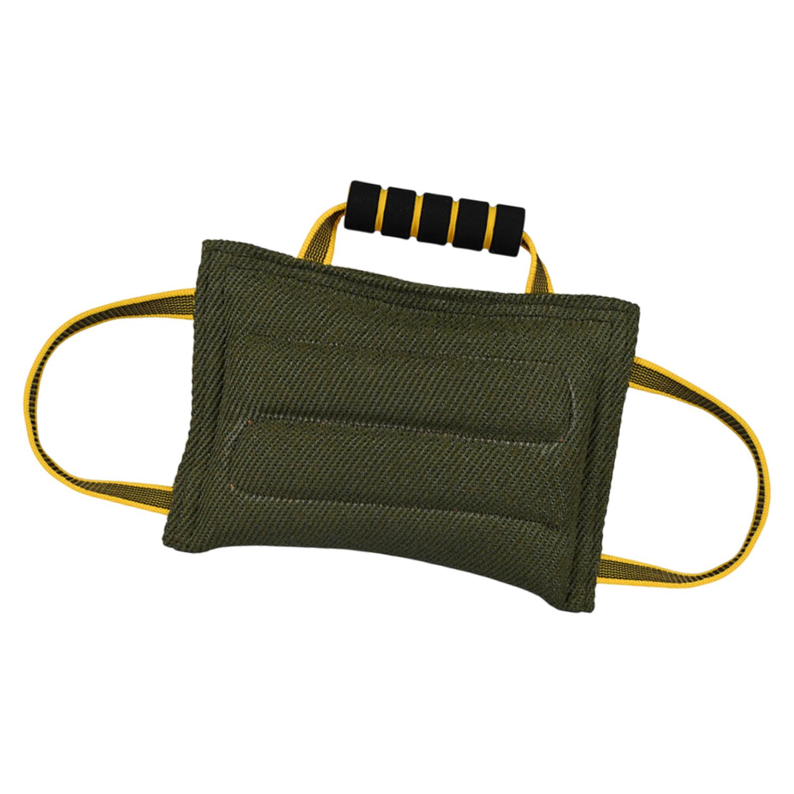 Magideal - Dog Tug Toy Bade Pillow Entrenamiento Rope Masticando Juguete Resistente A La Lágrima Tiñera De Perros Tomado Toqueo Tomado Para Sacerdote Alemán Tira Verde