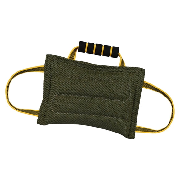 Dog Tug Toy Bade Pillow Entrenamiento Rope Masticando juguete resistente a la lágrima Tiñera de perros Tomado Toqueo Tomado para sacerdote alemán tira verde