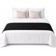 thumbnail image 1 of Camino De Cama Cubrecama Elegante Decorativo 40x210cm negro 1.5 plazas, 1 of 3