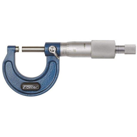 Micrómetro exterior Fowler 52-240-101-1, rango de medición de 0-25 mm