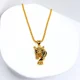 thumbnail image 2 of Collar Leopardo Acecho, Acero Inoxidable/circonitas, Regalo Dorado, 2 of 4