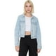 thumbnail image 1 of Chaqueta Mujer Trucker Elasticada Azul Claro Corona, 1 of 5