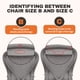 thumbnail image 5 of Asiento de repuesto de espuma FOAMON para Herman Miller Aeron talla B, gris, 5 of 7