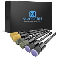 Juego De Cepillos Para Decoración De Automóviles Mveqrrn, 6 Unidades, Pelo De Jabalí Ultrasuaves