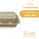 thumbnail image 3 of Recipientes desechables para alimentos Earth's Natural, 9 x 6 unidades, 500 unidades, 3 of 5