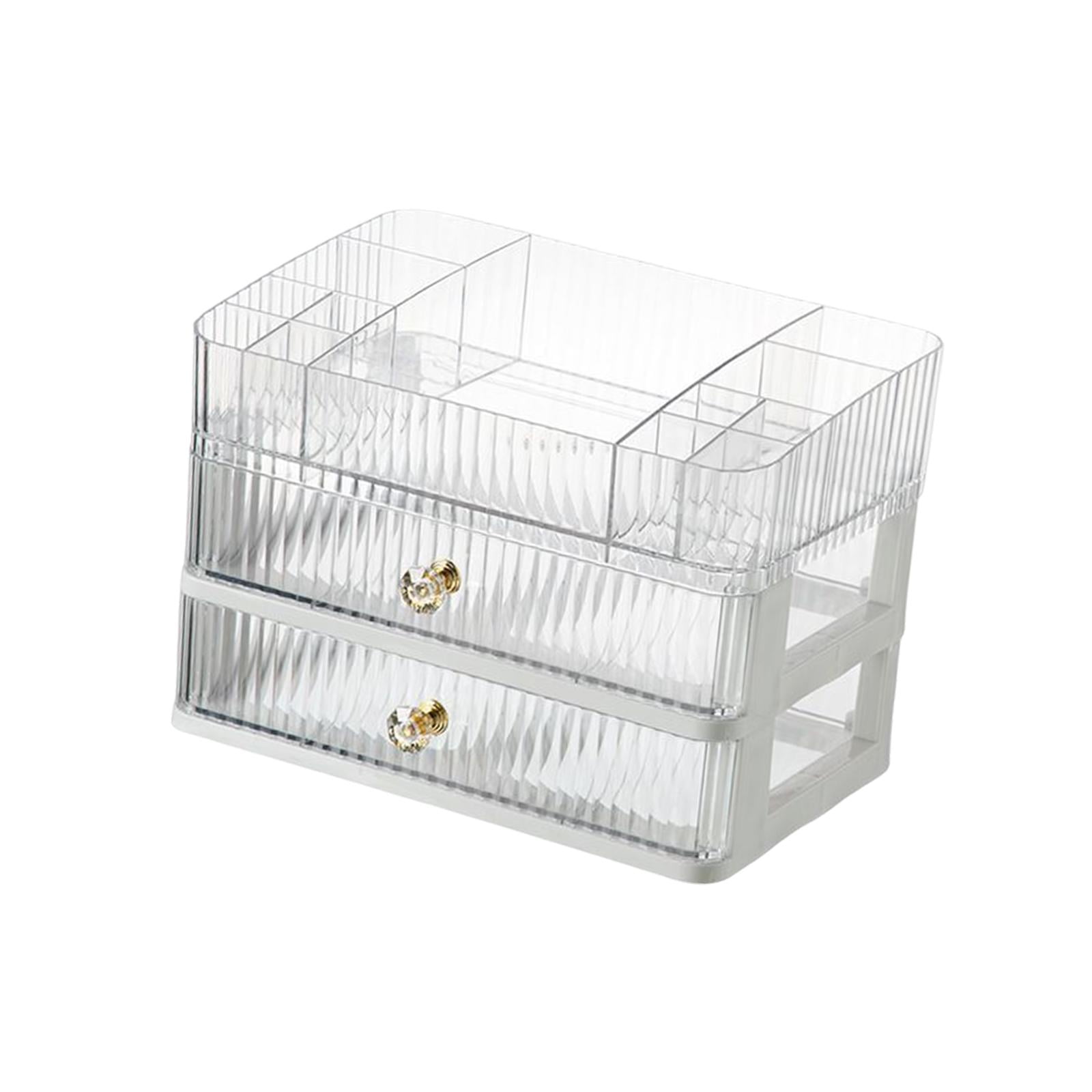 Bothyi - Organizador Cosmético Del Maquillaje Organizador Cosmético De La Barra De Labios De La Exhibición Para El Escritorio 3 Niveles Claros