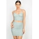thumbnail image 1 of Conjunto de Top de Tirantes Fruncido y Minifalda, 1 of 5
