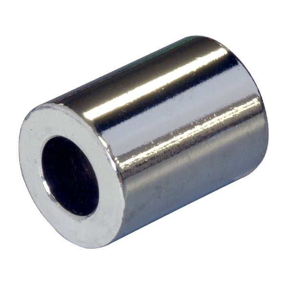 Espaciador Hillman Group 943076 de acero cromado, 10 x 25 mm, paquete de 2