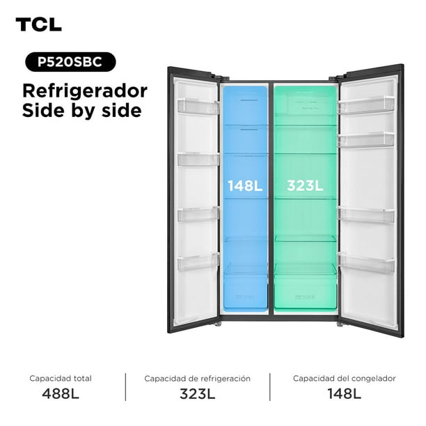 Refrigerador Side By Side 488l P520sbs | Lider