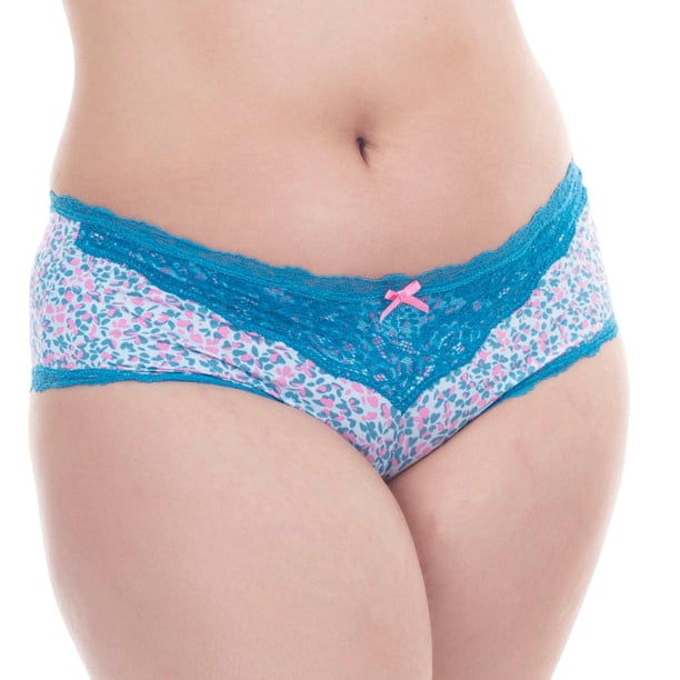 Calzon Microfibra Encaje Costuras Planas Mujer LADY GENNY
