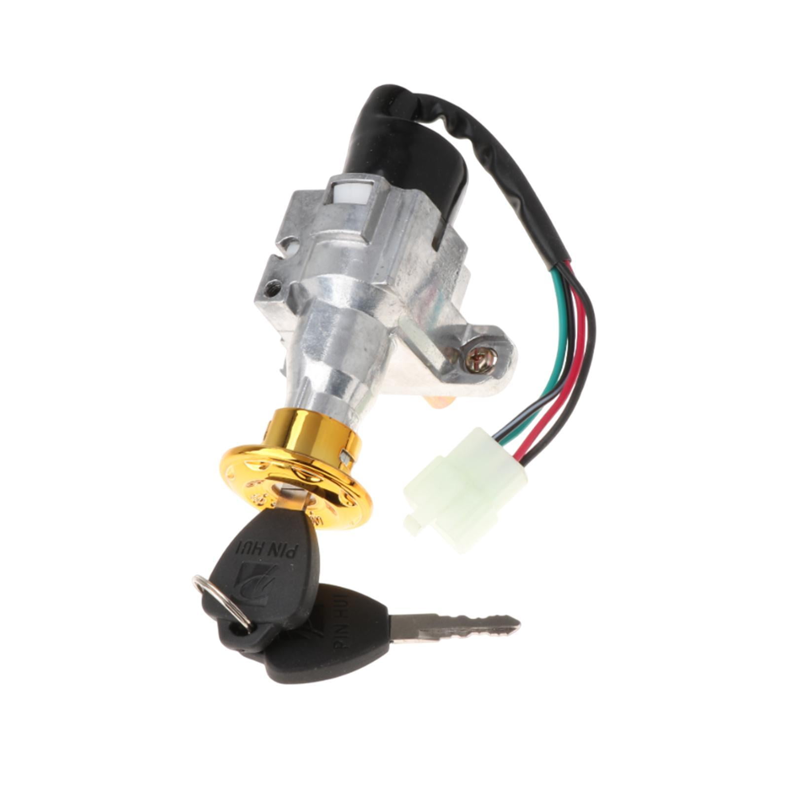 Ioensy - Kit De Bloqueo De Motocicleta Juego De Bloqueo De Encendido/apagado De Alto Rendimiento Para Ciclomotores De 16 A 25 Mm