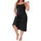 thumbnail image 4 of Agnes Orinda Vestido de Noche para Mujer Talla Grande Tirantes Espagueti Camisón Completo 4X Negro, 4 of 6