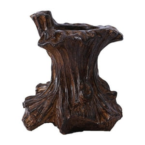 Genérico - Candelabro De Tronco De Árbol, Decoración De Tronco De Árbol Para Bodas, Oficinas, Salas De Estar