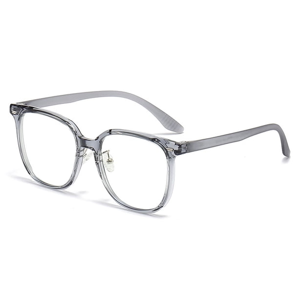 Gafas cuadradas de luz azul para hombres y mujeres, gafas para computadora con bloqueo UV, gafas con lentes transparentes